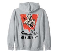 Crâne de Taureau Western Vintage sur la Musique Country des années 90 Sweat à Capuche