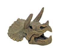 Crâne de tricératops 15x14x10,5 cm décoration d'aquarium Amtra