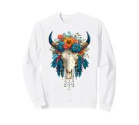 Crâne de Vache bohème Sweatshirt