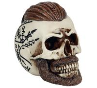 Crâne décoratif - NEMESIS NOW - Crâne Ragnar - Blanc cassé/marron - Taille unique - Polyrésine