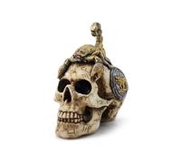 Crâne décoré d'un Scorpion