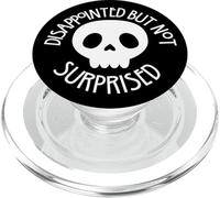 Crâne déçu mais Pas surpris Humeur d'halloween PopSockets PopGrip pour MagSafe