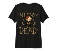 Crâne déjà Mort Gothique T-Shirt Haut de Gamme