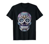 Crâne en sucre Calavera Dia de Los Muertos Jour des morts T-Shirt