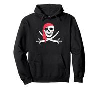 Crâne & Épées Humour Carnaval Femme Homme Costume Pirate Sweat à Capuche