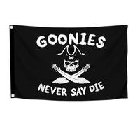 Crâne Et Épées De Bateau Pirate Drapeaux Décoratifs D'Extérieur 90X150Cm Double Face Drapeaux De Maison Résistant Aux Intempéries Bannière Cour Pour Vacances Accessoires Dortoirs