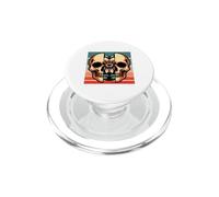 Crâne Fleur symétrie Contraste Vie Mort beauté Nature PopSockets PopGrip pour MagSafe