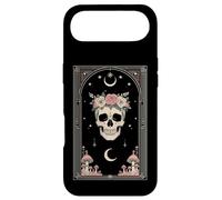 Crâne Floral Occulte Esotérique Mystique Macabre Botanique Coque pour iPhone Air
