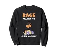 Crane Game Rage Against Claw Machine Skill Claw Machine Sweatshirt