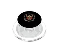 Crâne Gothique avec Citation May The Bridges I Burn Light My Way PopSockets PopGrip pour MagSafe