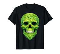 Crâne Gothique avec trèfles Art St Patrick T-Shirt