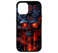Crâne Infernal Steampunk Molten Mechanica de feu Industriel Coque pour iPhone 12/12 Pro