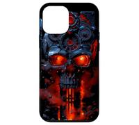 Crâne Infernal Steampunk Molten Mechanica de feu Industriel Coque pour iPhone 12 Mini