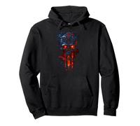 Crâne Infernal Steampunk Molten Mechanica de feu Industriel Sweat à Capuche