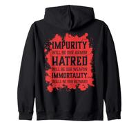 Crâne maléfique Impurité Haine Immortalité Hell Demon Chaos Sweat à Capuche