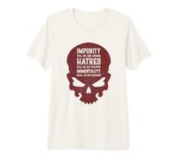 Crâne maléfique Impurité Haine Immortalité Hell Demon Chaos T-Shirt Haut de Gamme