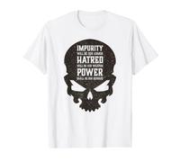 Crâne maléfique Impurité Haine Puissance Hell Demon Chaos T-Shirt Graphique avec Valeur