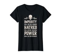 Crâne maléfique Impurité Haine Puissance Hell Demon Chaos T-Shirt Graphique avec Valeur