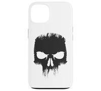 Crâne Noir Angry Zero Coque pour iPhone 13