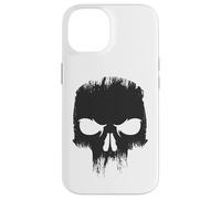 Crâne Noir Angry Zero Coque pour iPhone 14