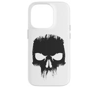 Crâne Noir Angry Zero Coque pour iPhone 14 Pro
