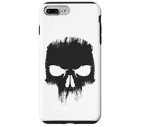 Crâne Noir Angry Zero Coque pour iPhone 7 Plus/8 Plus