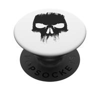 Crâne Noir Angry Zero PopSockets PopGrip Adhésif