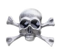 Crâne poignards Badge broche Vintage horreur squelette broche croisement épées Badge vêtements épingle bijoux revers gothique vêtements épingles pour vêtements