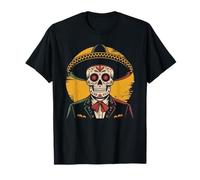 Crâne Sombrero Cinco de Mayo Mexican Fiesta Party Sombrero T-Shirt