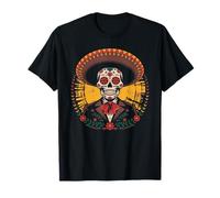 Crâne Sombrero Cinco de Mayo Mexican Fiesta Party Sombrero T-Shirt