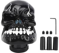 Crâne -Tête -Stick -Pommeau de vitesse -LevierModèle de boîte de vitesses 8mm / 10 mm 12 mm Adaptateurblack