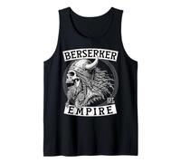 Crâne Viking Vieilli Berserker Empire sur Le Devant Débardeur