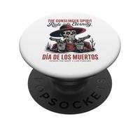 Crâne Western Gunslinger Ride Into Eternity PopSockets PopGrip Adhésif