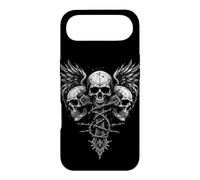 Crânes Audacieux avec Ailes et Croix barbelée Coque pour iPhone Air