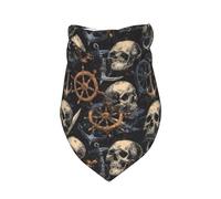 Crânes De Pirates Bandana Chien Lavable Bandanas Chien Élégant Bavoirs Triangulaires pour Chiens Chat Animal De Compagnie