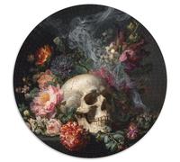 Crânes, Fleurs Exotiques | pour Adultes || 1000pcs (67.5x67.5cm) Puzzles Jeux ÉduChatifs Puzzles De Décoration Intérieure