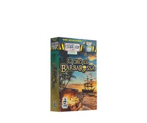 Cranio Creations - Escape Room Le Jeu - Expansion De l'or De Barbarossa, Une Nouvelle Aventure pour Le Célèbre Jeu avec Le Chrono Decoder, Expansion, Edition en Langue Italienne