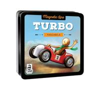 Cranio Creations - Magnetic Line Turbo, Le Grand Classique Jeu de Course en Version Magnétique De Poche Édition en Langue Italienne