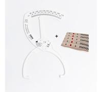 Craniomètre Mimos® avec Bande elastique V2.0 (10 u) | Pack. Dispositif médical pour le diagnostic et surveillance des déformations du crâne des bébés.