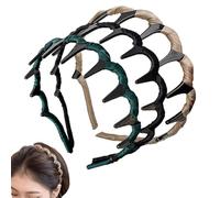 Cranium - Lot de 3 bandeaux artificiels rétro avec tête de mort - Accessoire de mode classique pour femmes et filles - Couvre-chef élégant pour le travail, la maison, les voyages, la plage, les fêtes