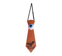 Cranium Tie Accessory, Lighted Eyeball Bow, 9.84x7.09x0.2 Inches Bat Pattern Collar, Halloween Costume Decoration for Men Youth Cosplay Exhibition Stage Show and Themed Events with Spooky Design