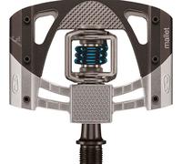 Crank Brothers Mallet 3 Pédales Raw/Black Avec Ressort Bleu Pour VTT Trail MTB