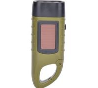 Crank Emergency Flashlight,Rechargeable Dynamo Flashlight,Portable Solar Led Emergency Light Replacement For Climbing,Hiking,Outdoor