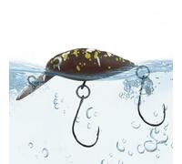 Crank Leurre artificiel dur avec hameçons inclus | Crankbait Minnow Leurre flottant pour brochet, perche soleil, saumon et musky