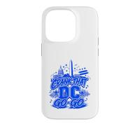 Crank That Go-Go Washington DC Music Vintage Bleu Coque pour iPhone 14 Pro
