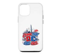 Crank That Go-Go Washington DC Music Vintage Rouge/Bleu Coque pour iPhone 12/12 Pro