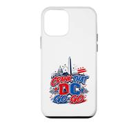 Crank That Go-Go Washington DC Music Vintage Rouge/Bleu Coque pour iPhone 12 Mini