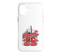 Crank That Go-Go Washington DC Music Vintage Rouge/Bleu Coque pour iPhone 16 Plus