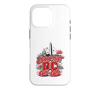 Crank That Go-Go Washington DC Music Vintage Rouge/Bleu Coque pour iPhone 16 Pro