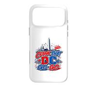 Crank That Go-Go Washington DC Music Vintage Rouge/Bleu Coque pour iPhone 17 Pro Max